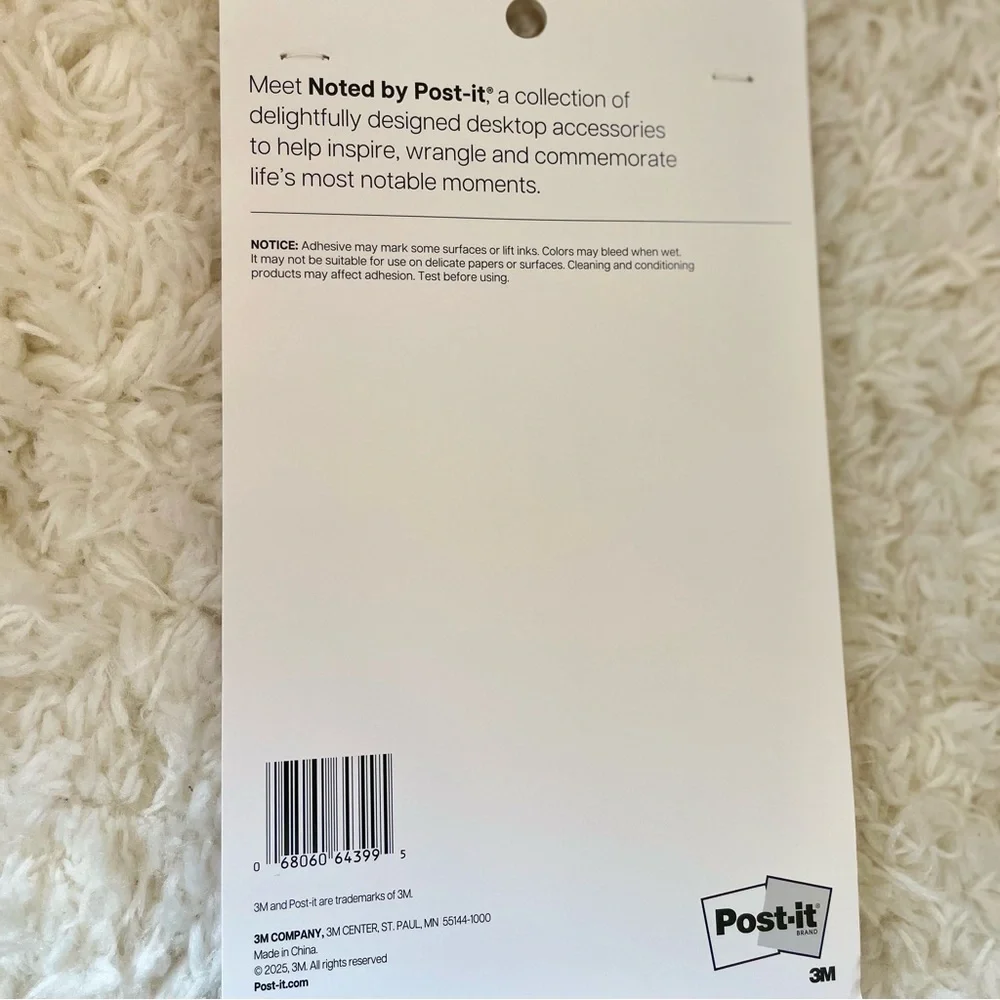 Noted by Post-it 4.9x7.7‎ Work/Life Planning Sticky Notes - 100ct